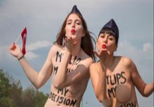 Femen den THY ye Protesto: